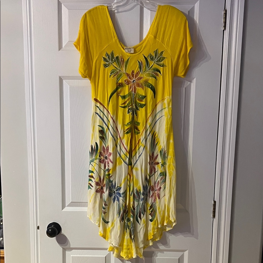 🌴vacation pick 🌴Exist Yellow Floral Midi Dress